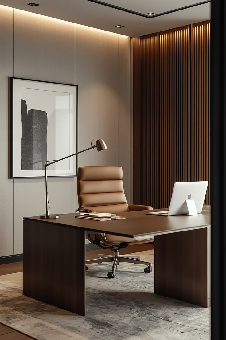 Modern executive office interior