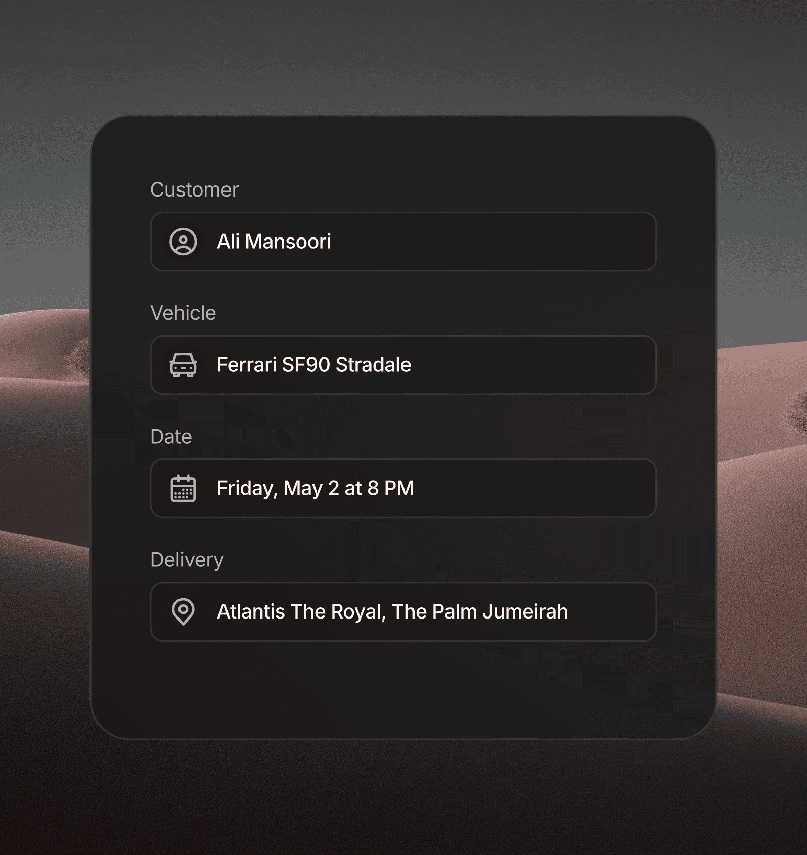 Feature section with a ticket creation modal (assignee, priority, summary fields) illustrating prompt-to-action workflows.