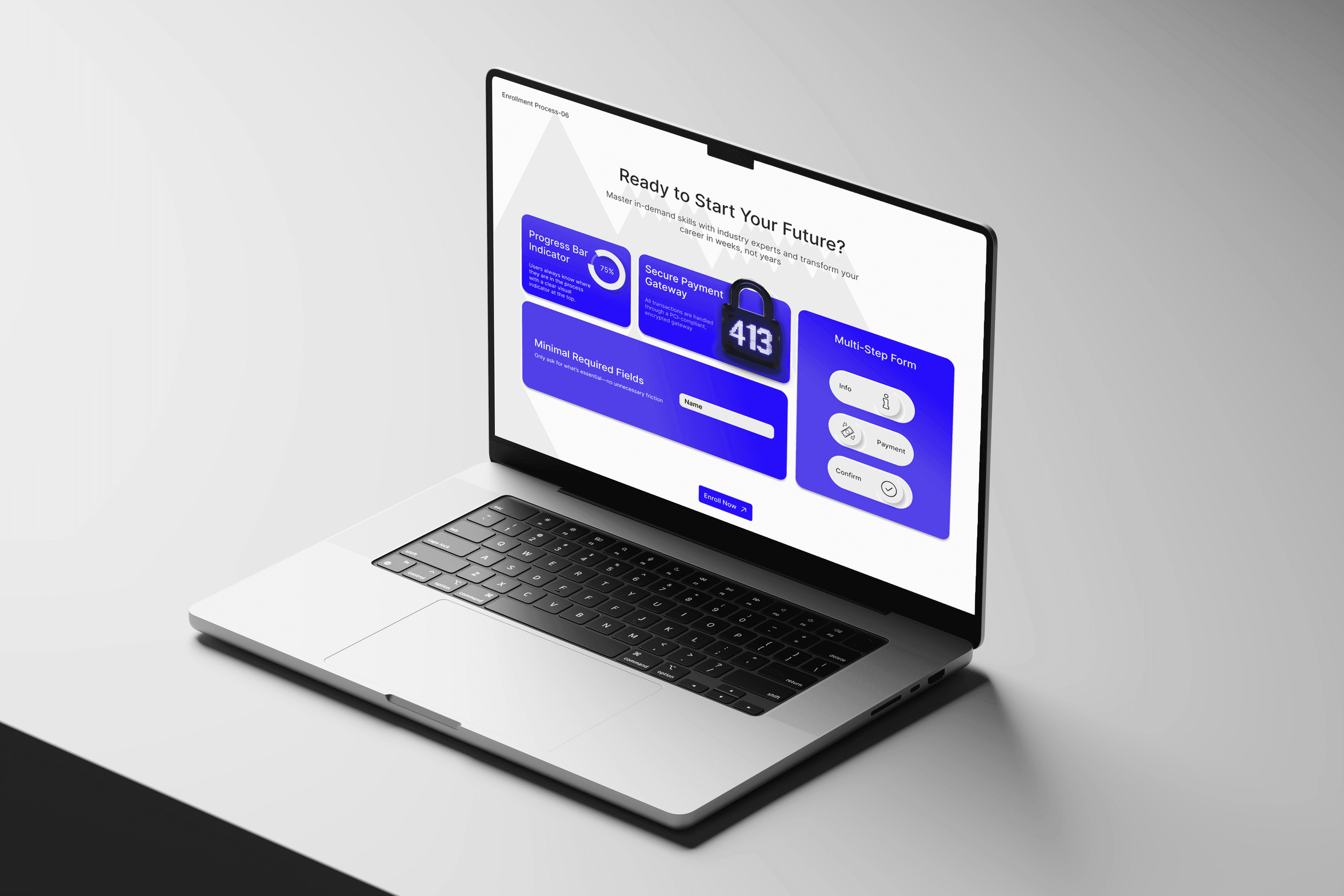 skillsprout Bento grid design