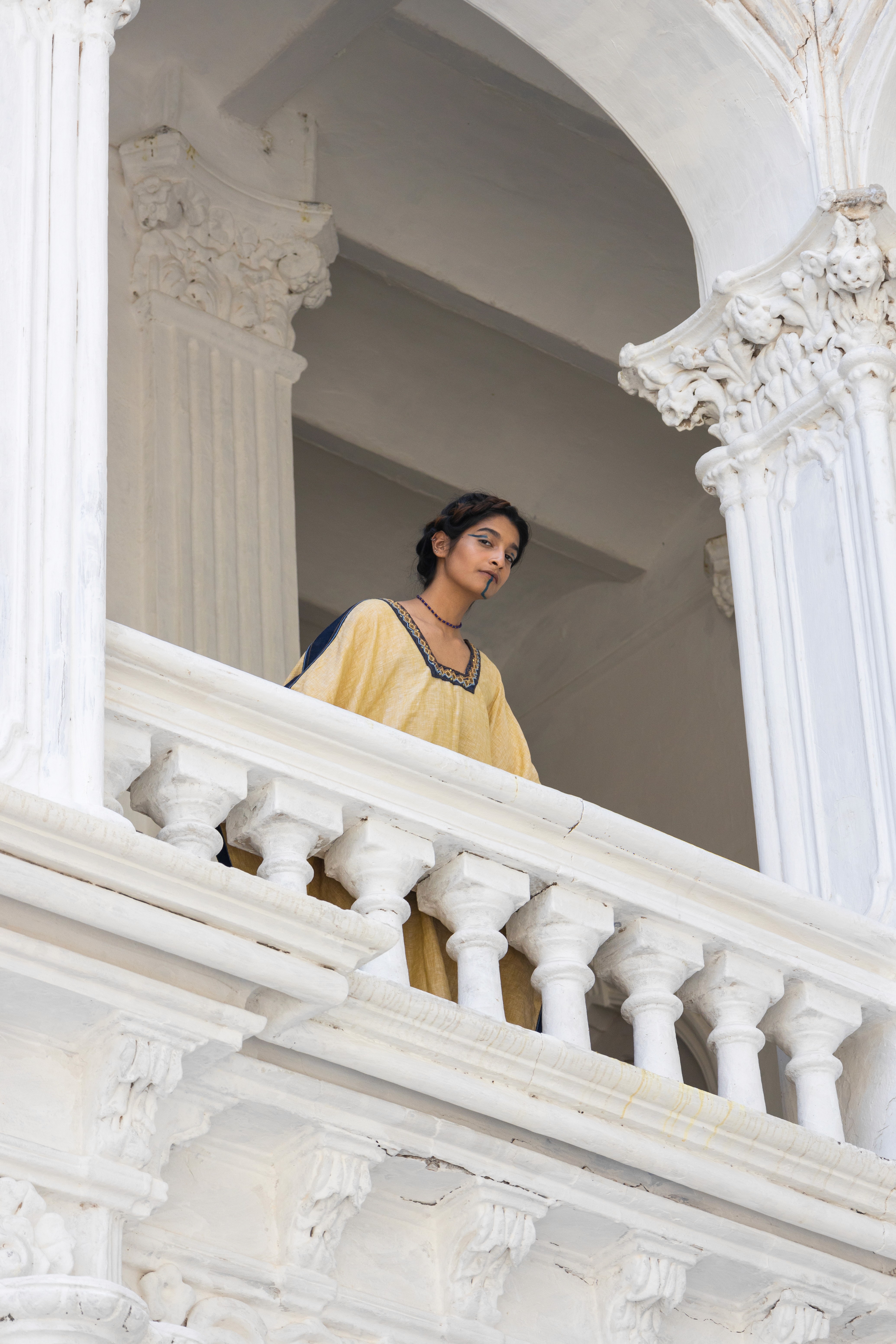 Laptop displaying website on wooden table