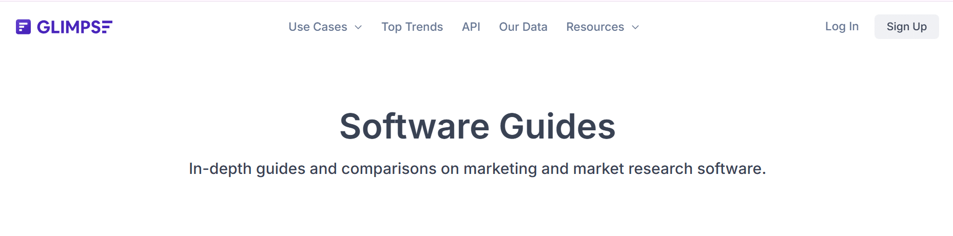 glimpse - Best AI Market Research Tools