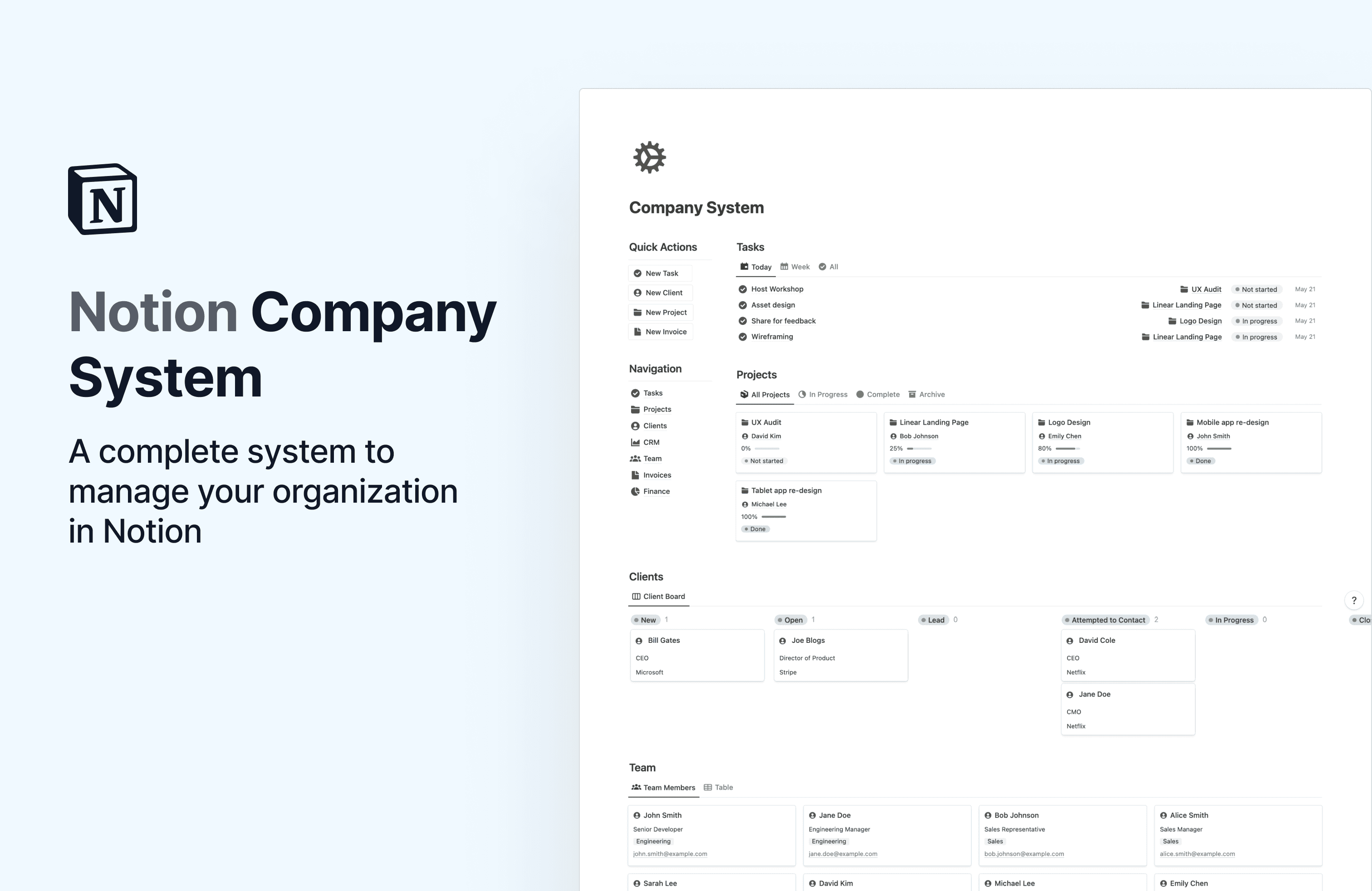 The Best 20+ Notion Work Templates: Streamline Your Business Operations