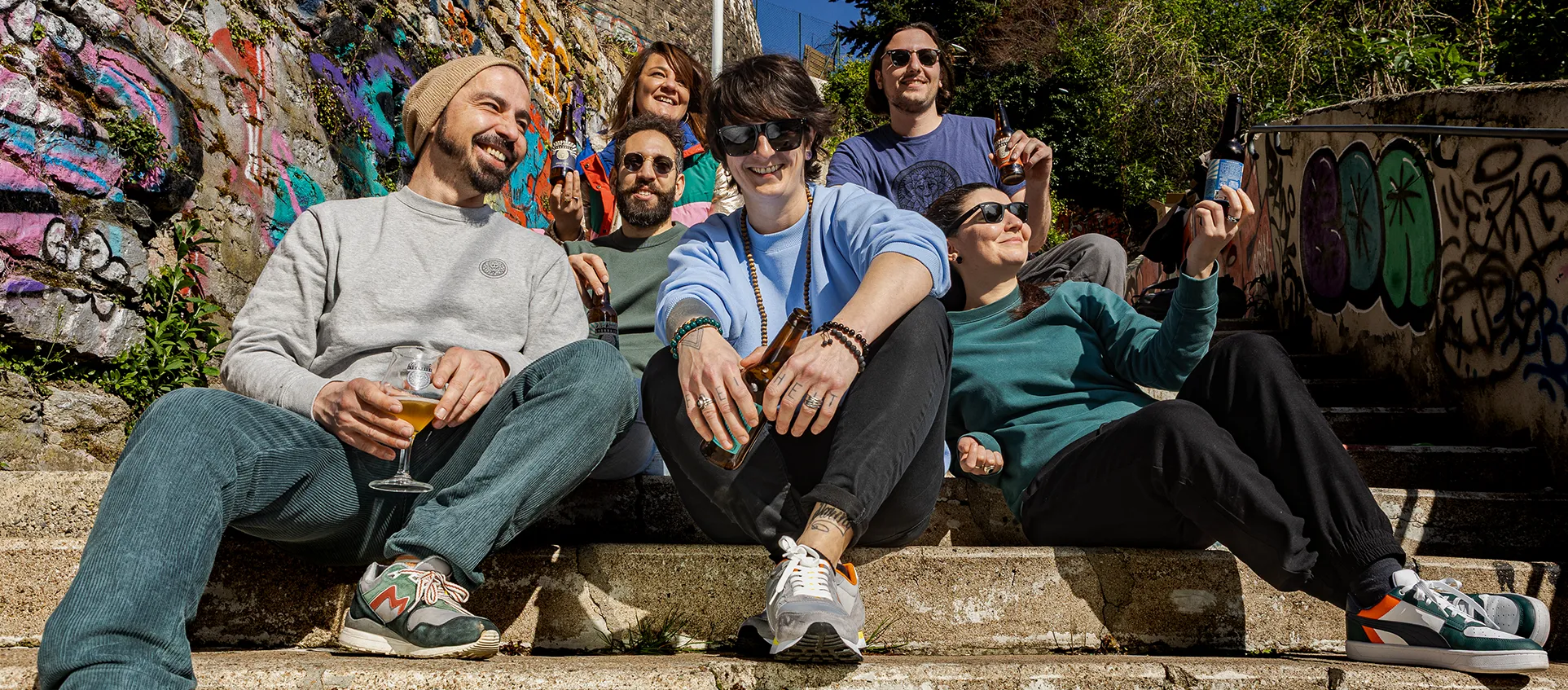 l'équipe qui compose la brasserie de la canute lyonnaise