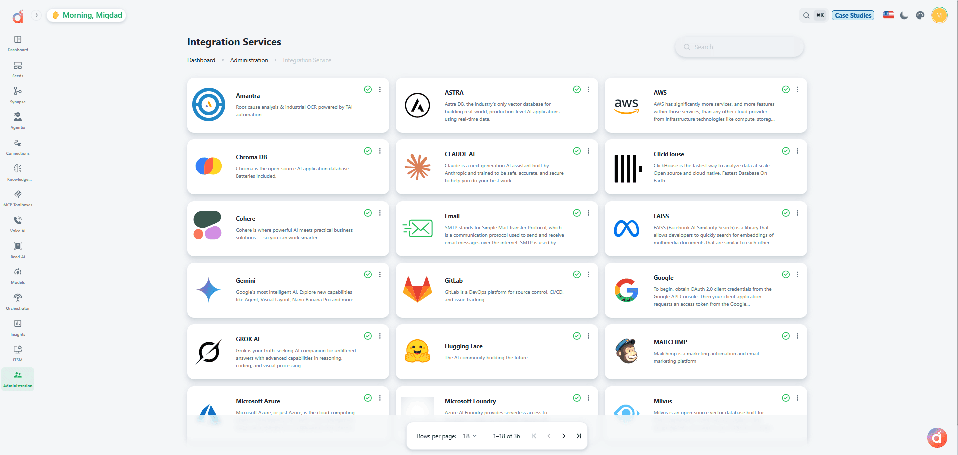AIRA Hyperautomation product screenshot