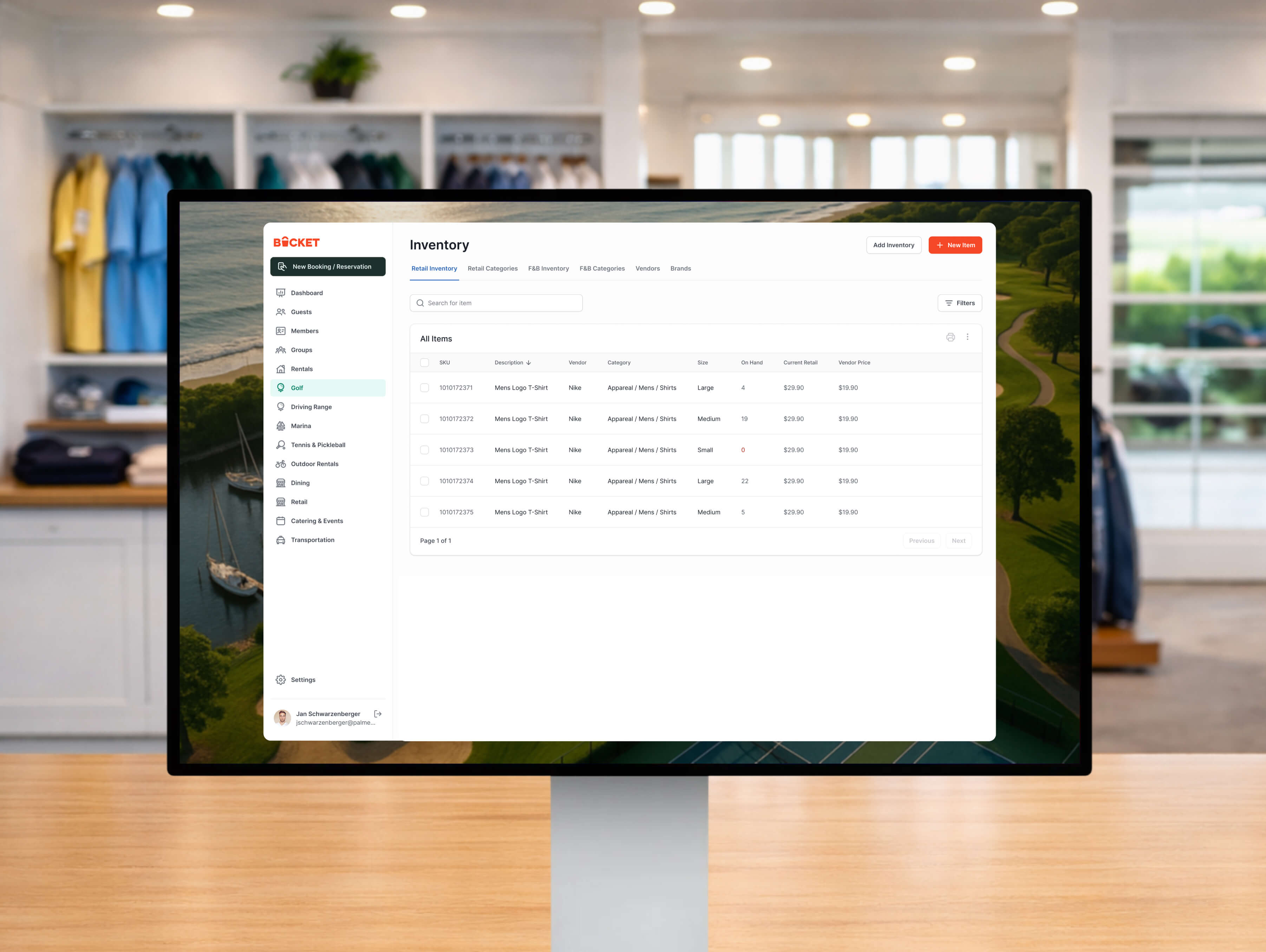 A mockup of Freelio's web app