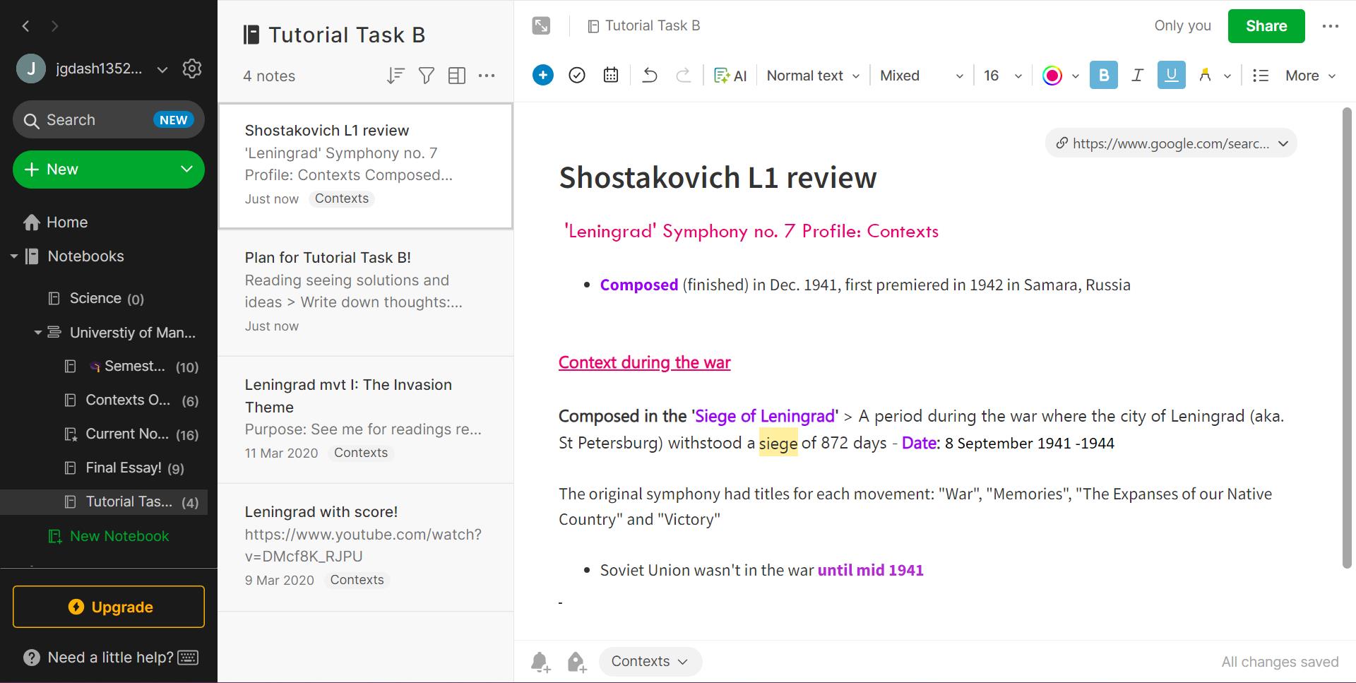 Evernote-Student-Study-Notes