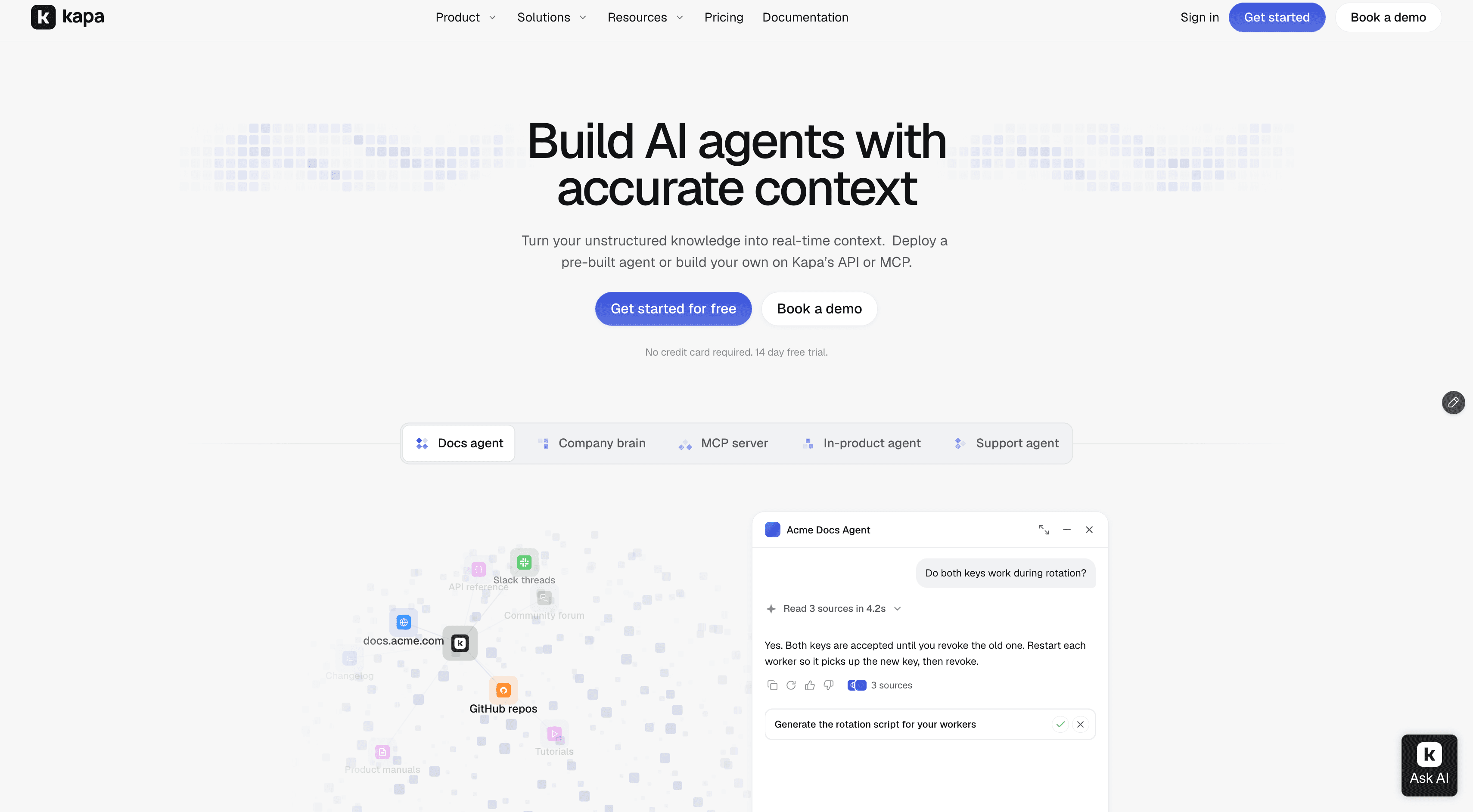 kapa.ai - build AI agents with accurate context