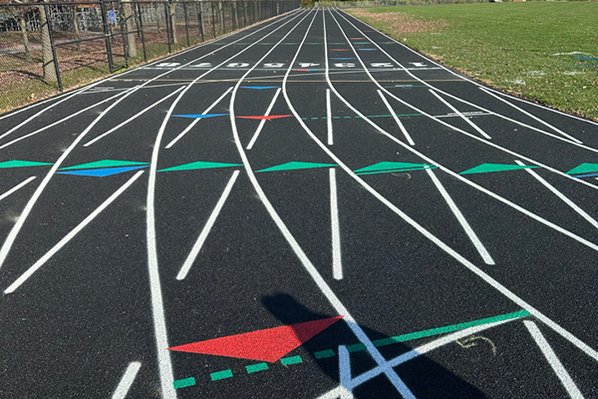Professional-grade running track built for speed, safety, and longevity