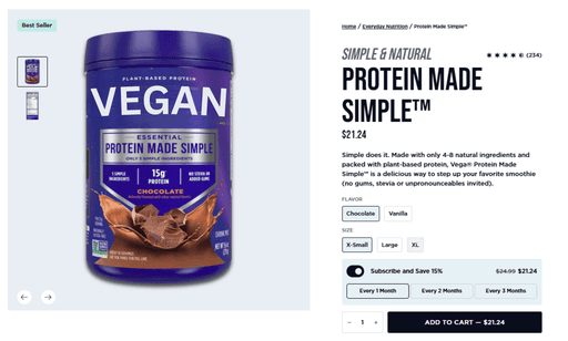vegn protein powder brand