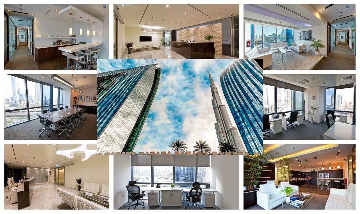 myOffice business center in Emaar Boulevard Plaza, Dubai, provides workspaces for rent and exclusive access to premium amenities.