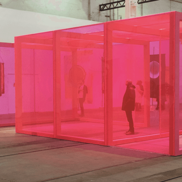 Immersive art installation and structure as part of a Glasgow exhibition design