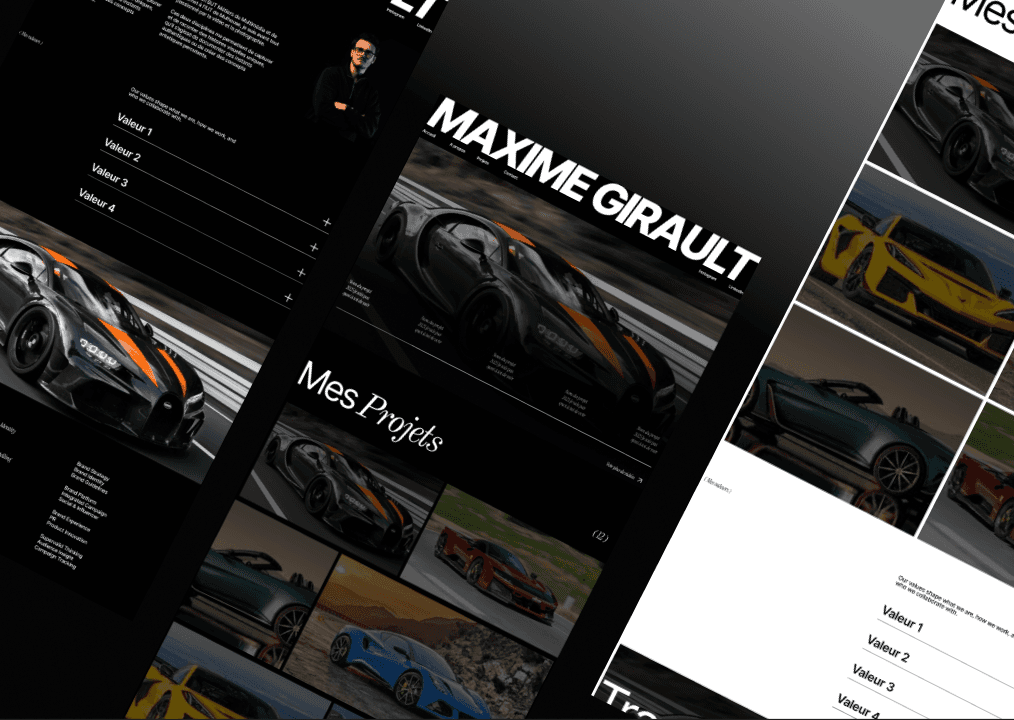 Img_mockup_portfolio : Projet UX/UI et web design moderne réalisé avec Figma pour portfolio