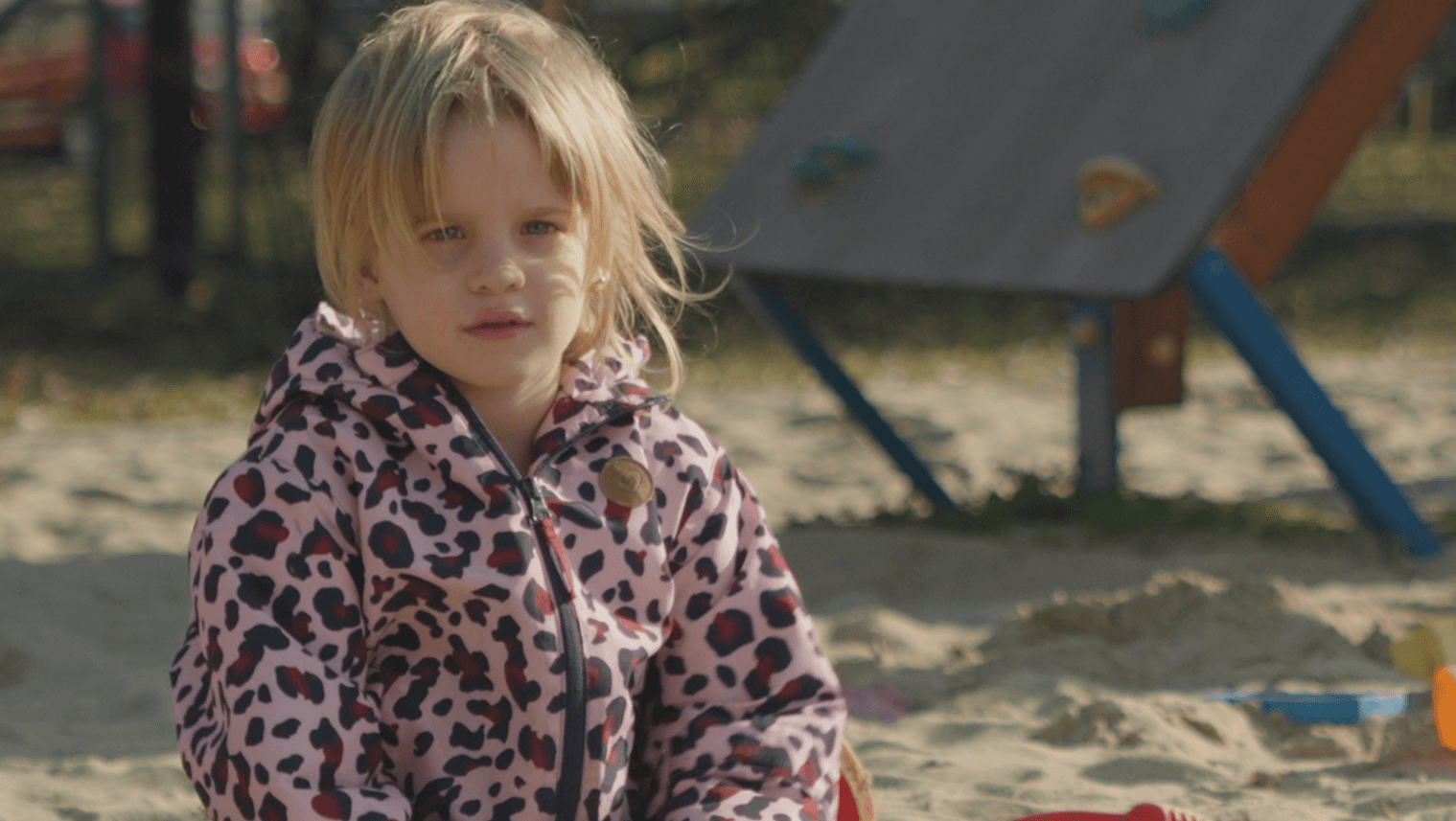 A child actress participated