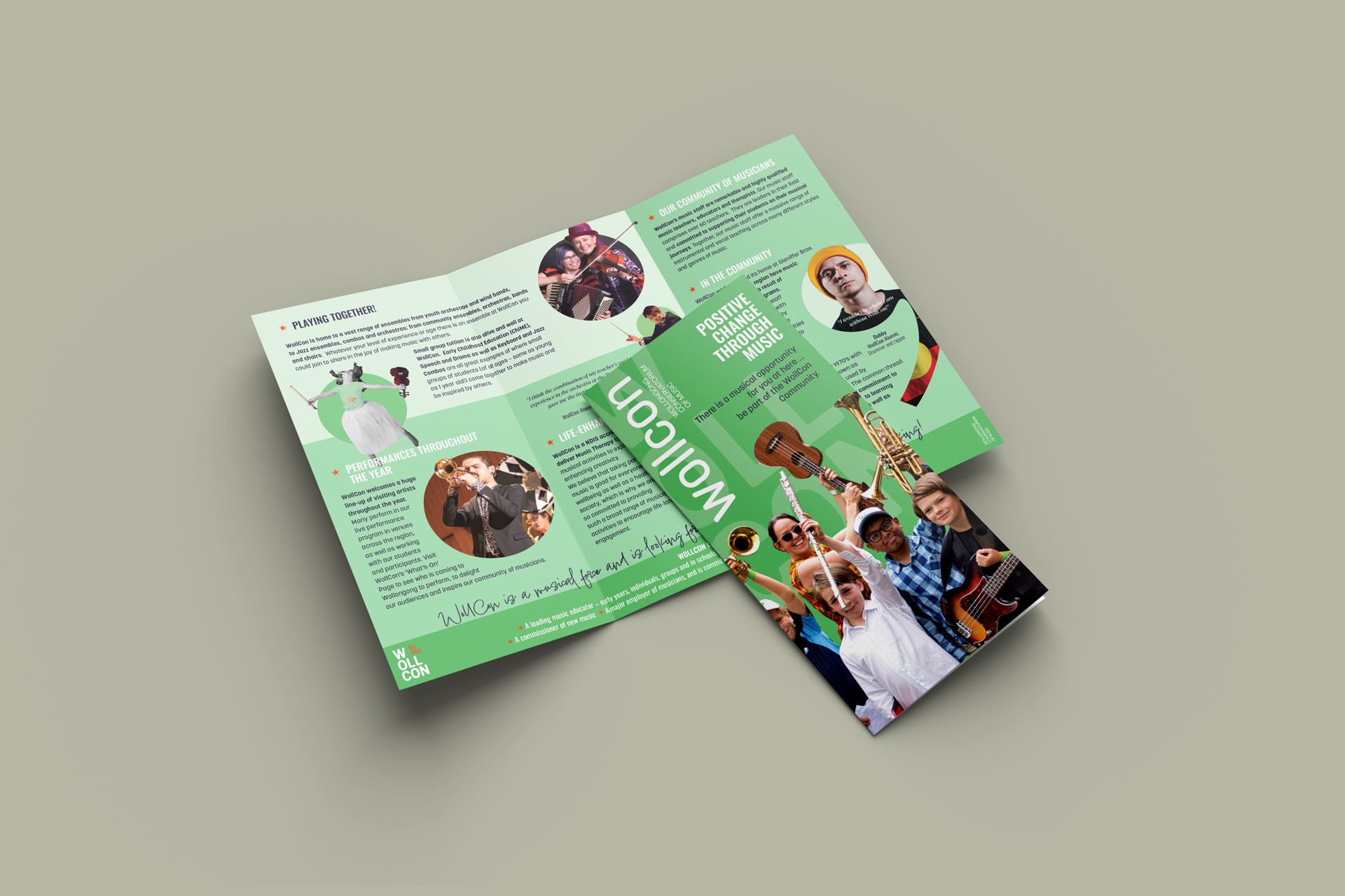 WollCon brochure design.