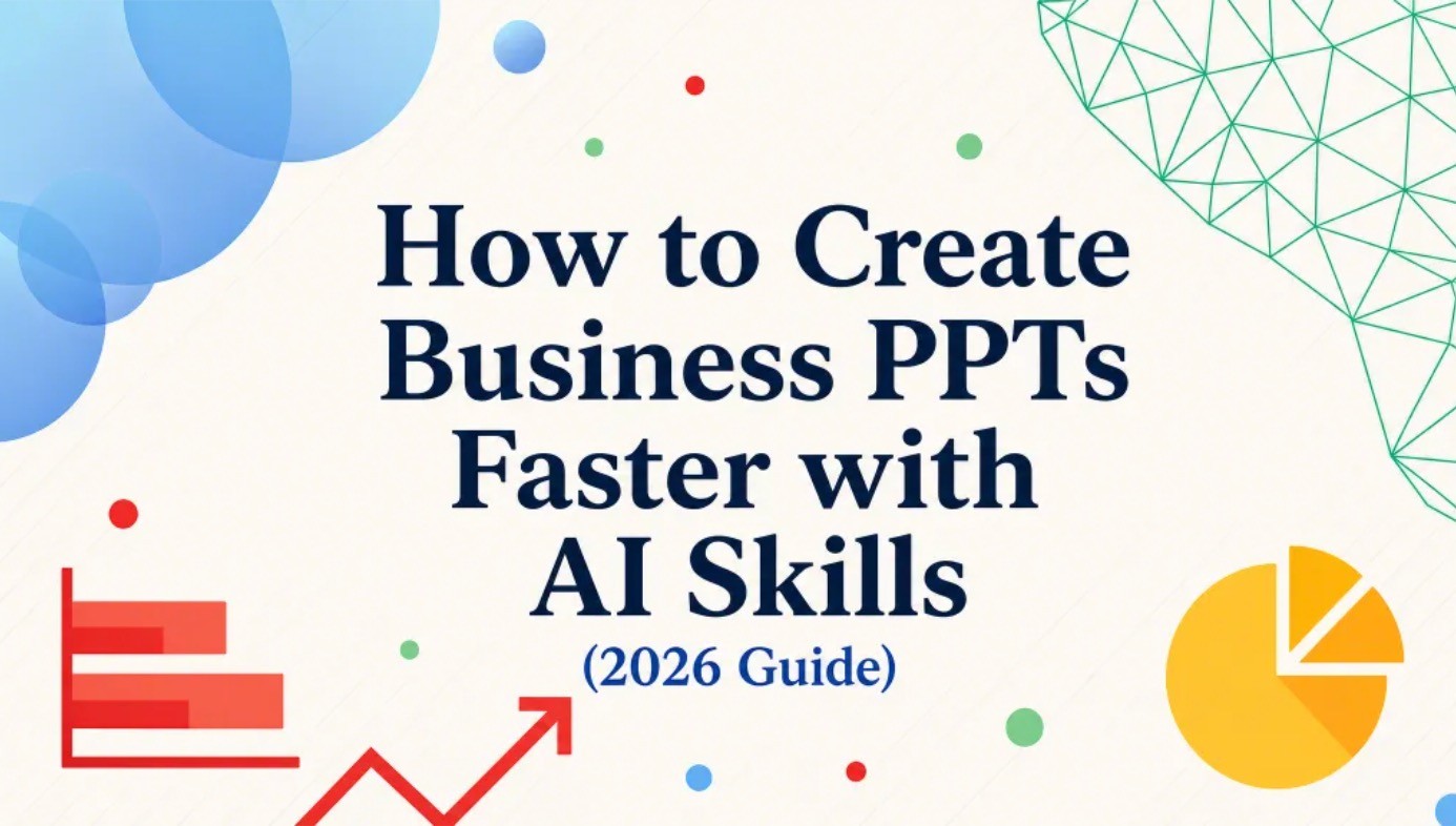 Learn how to create business PPTs faster with AI skills. Discover reusable workflows, eliminate blank pages, and use Powerdrill Bloom to automate presentations.