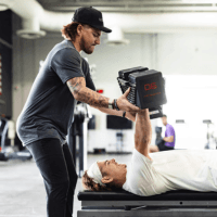 PowerBlock adjustable dumbbell