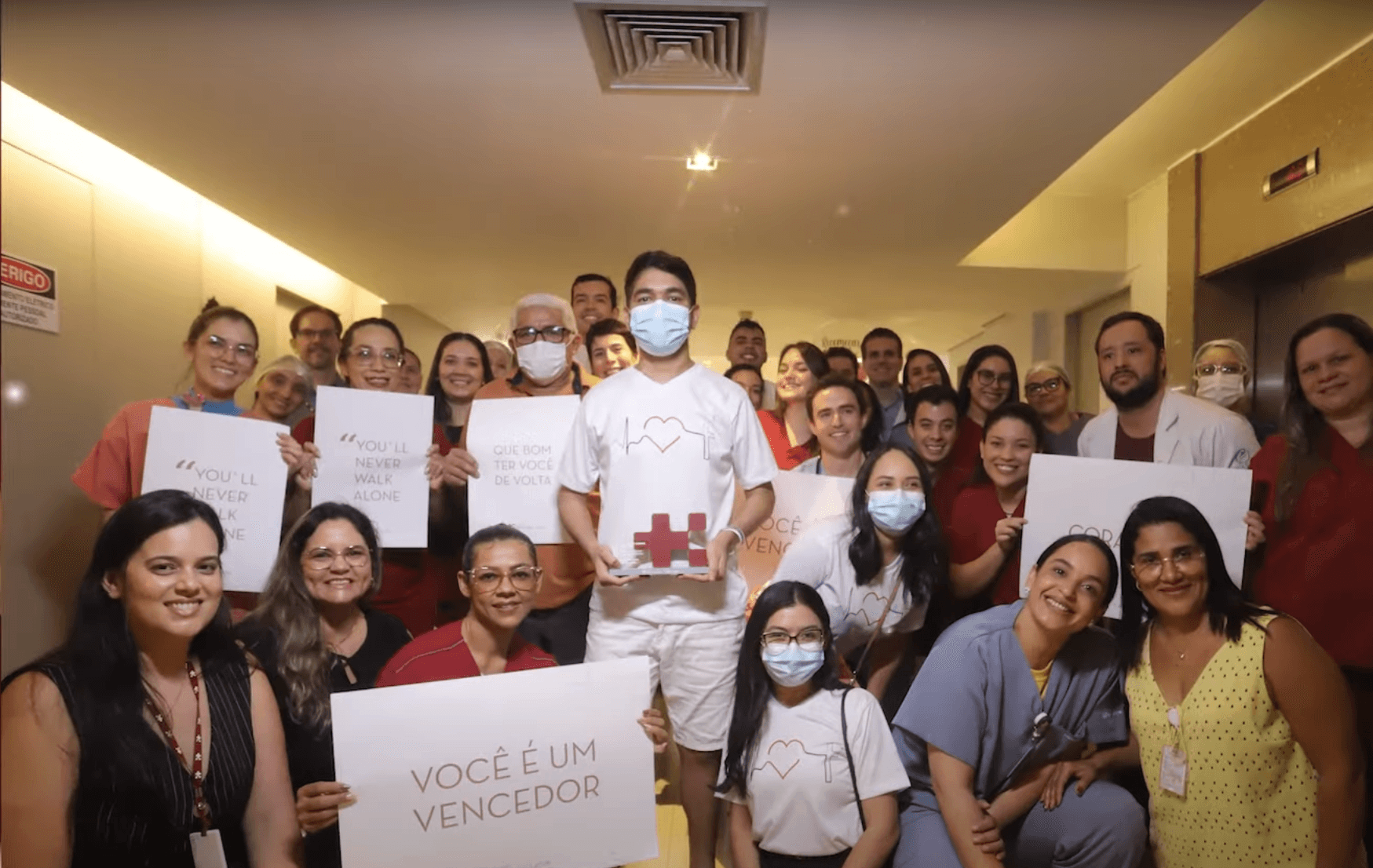 1º Transplante cardíaco Grupo Santa, realizado no Hospital Santa Lucia Norte