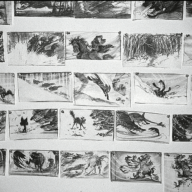 Storyboards by Glen Keane