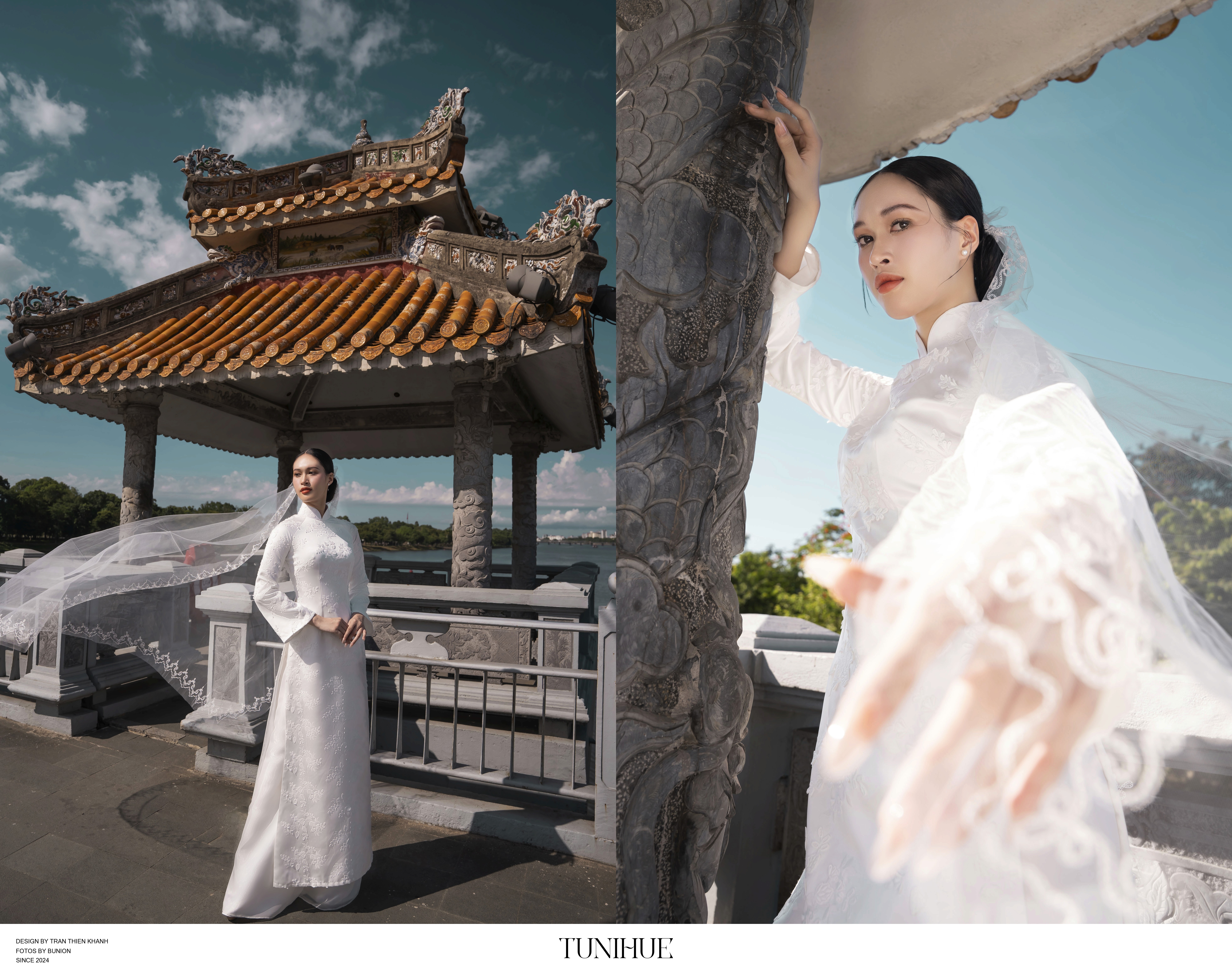 A poetic dialogue between silk and the wind. This collection captures the Ao Dai not just as a garment, but as a living legacy. Every fold of fabric whispers stories of grace, weaving a timeless tapestry of Vietnamese soul through a cinematic lens.