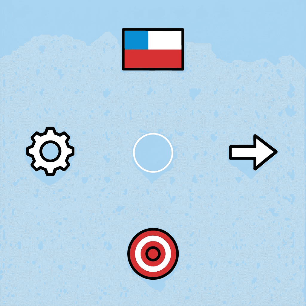 Compass showing four strategic directions for Asia market expansion across multiple countries