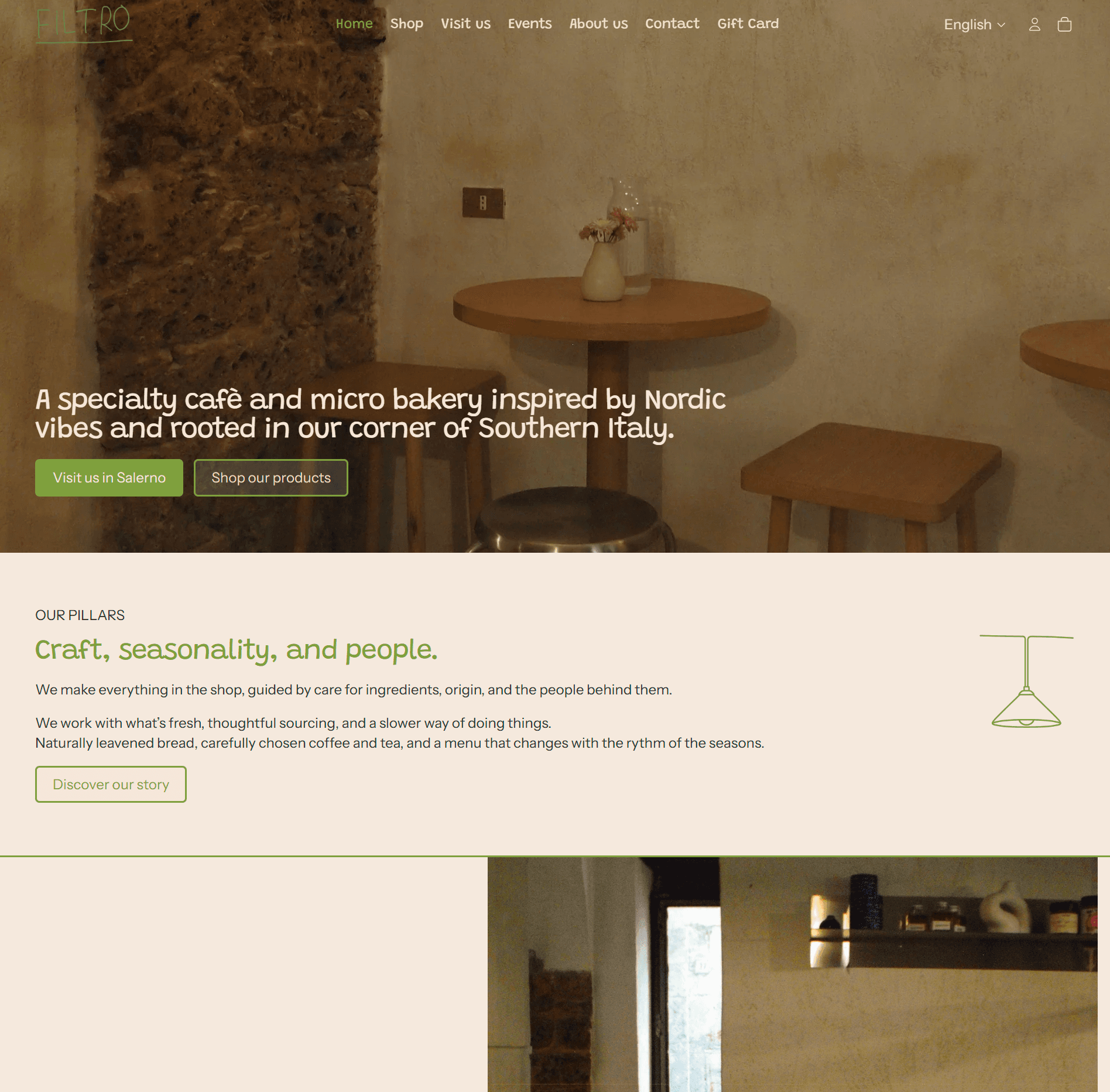 A man stading with Surfboard