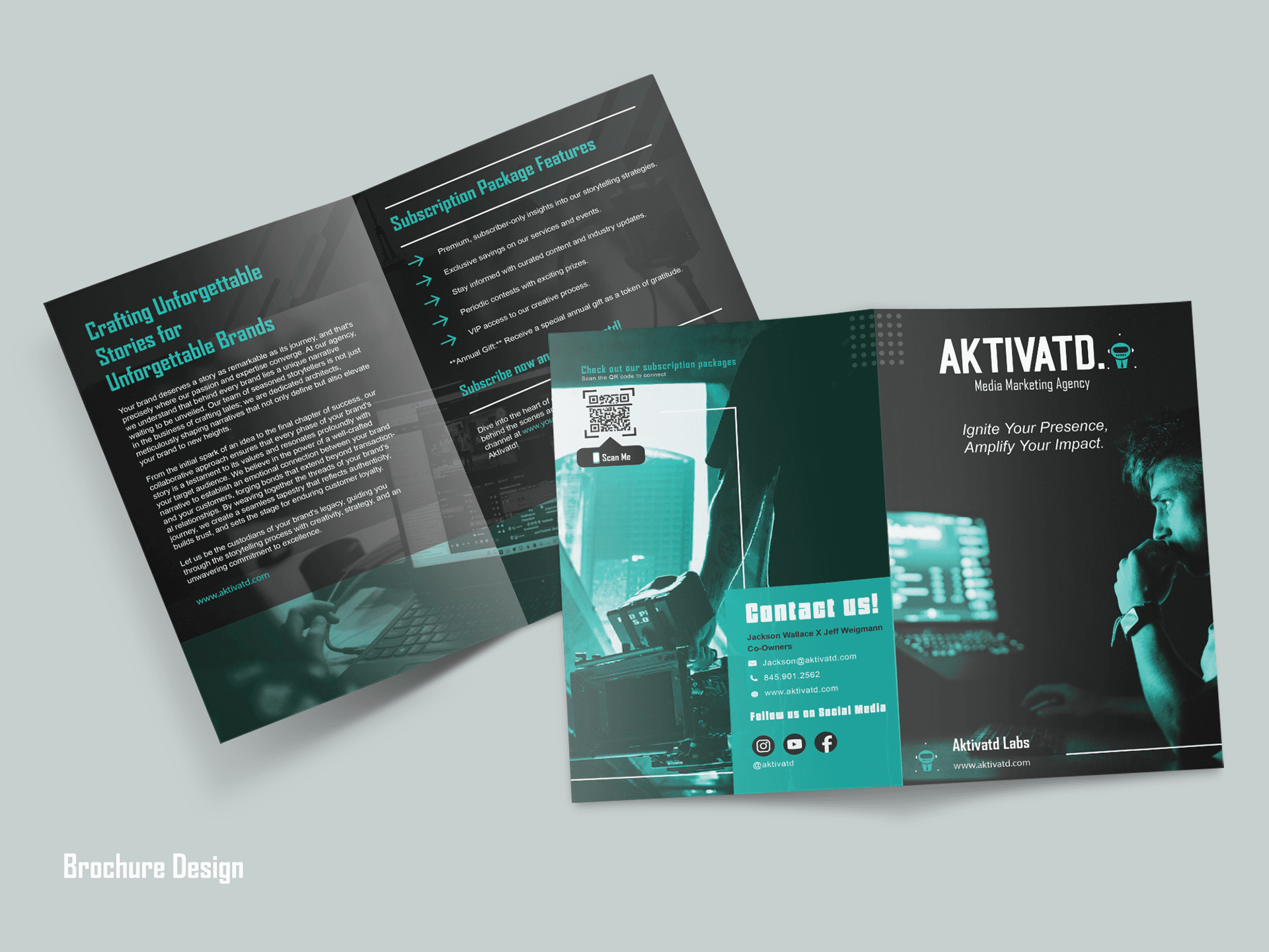 Aktivatd Brochure Design Mockup 1