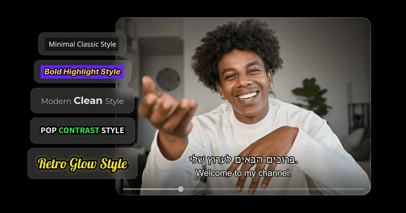 AI video dubbing by Vozo with voice cloning and lip sync technology