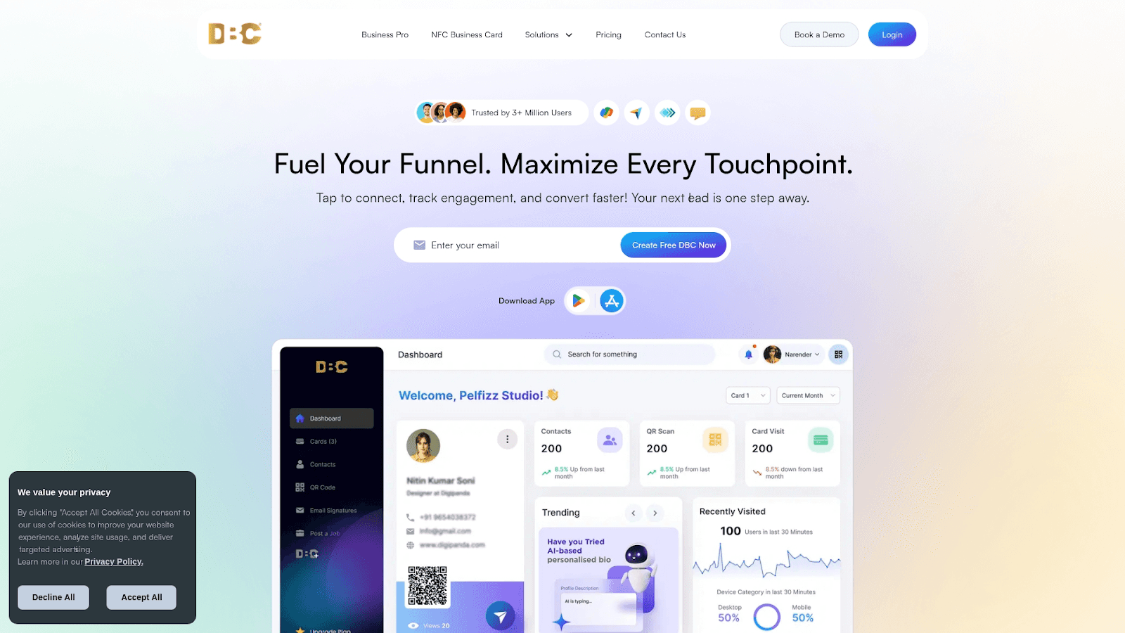 Sailax Digital Business Card