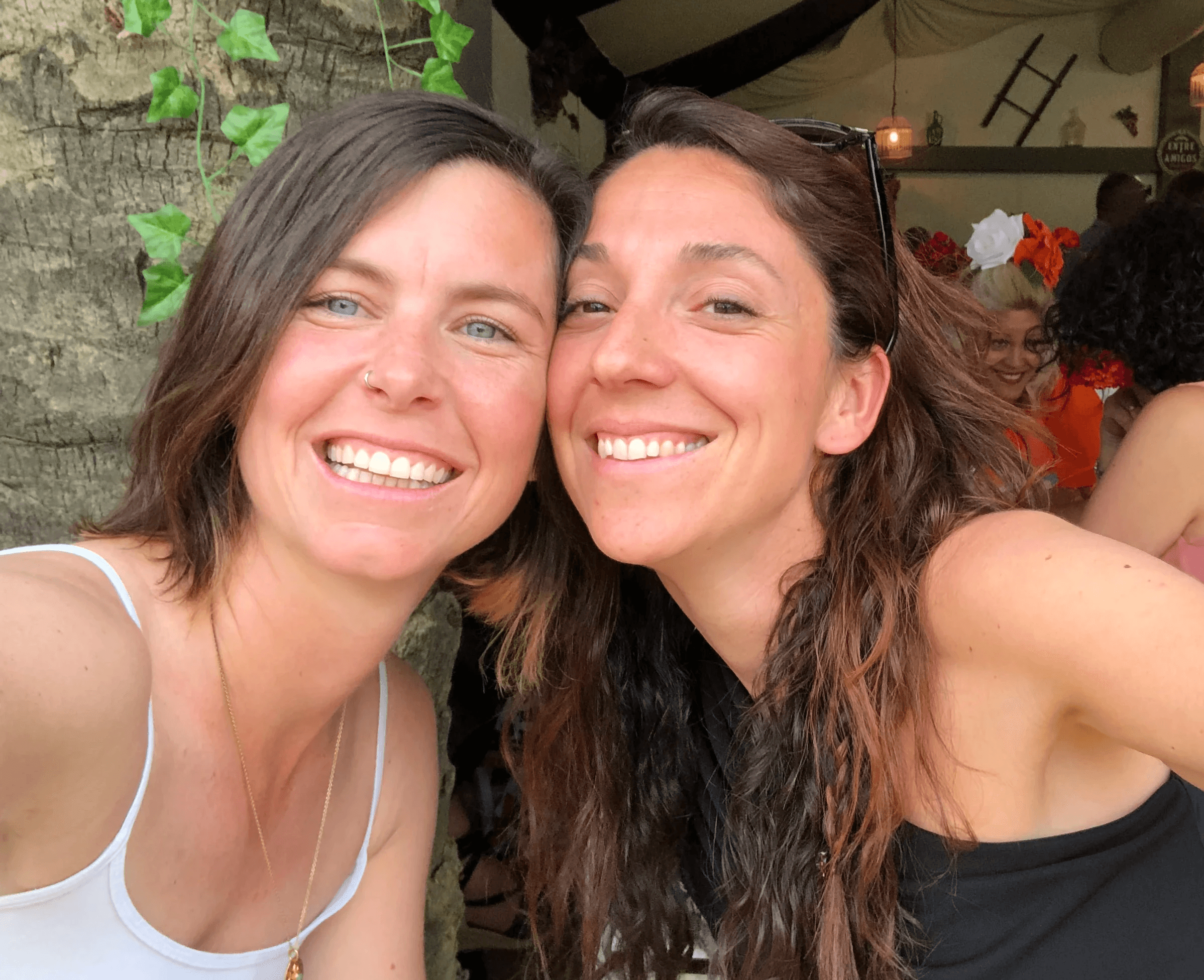 Woman with color palette