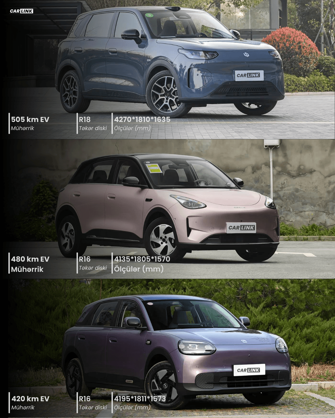 Leapmotor A10 və Geely Galaxy Star Wish texniki göstəriciləri