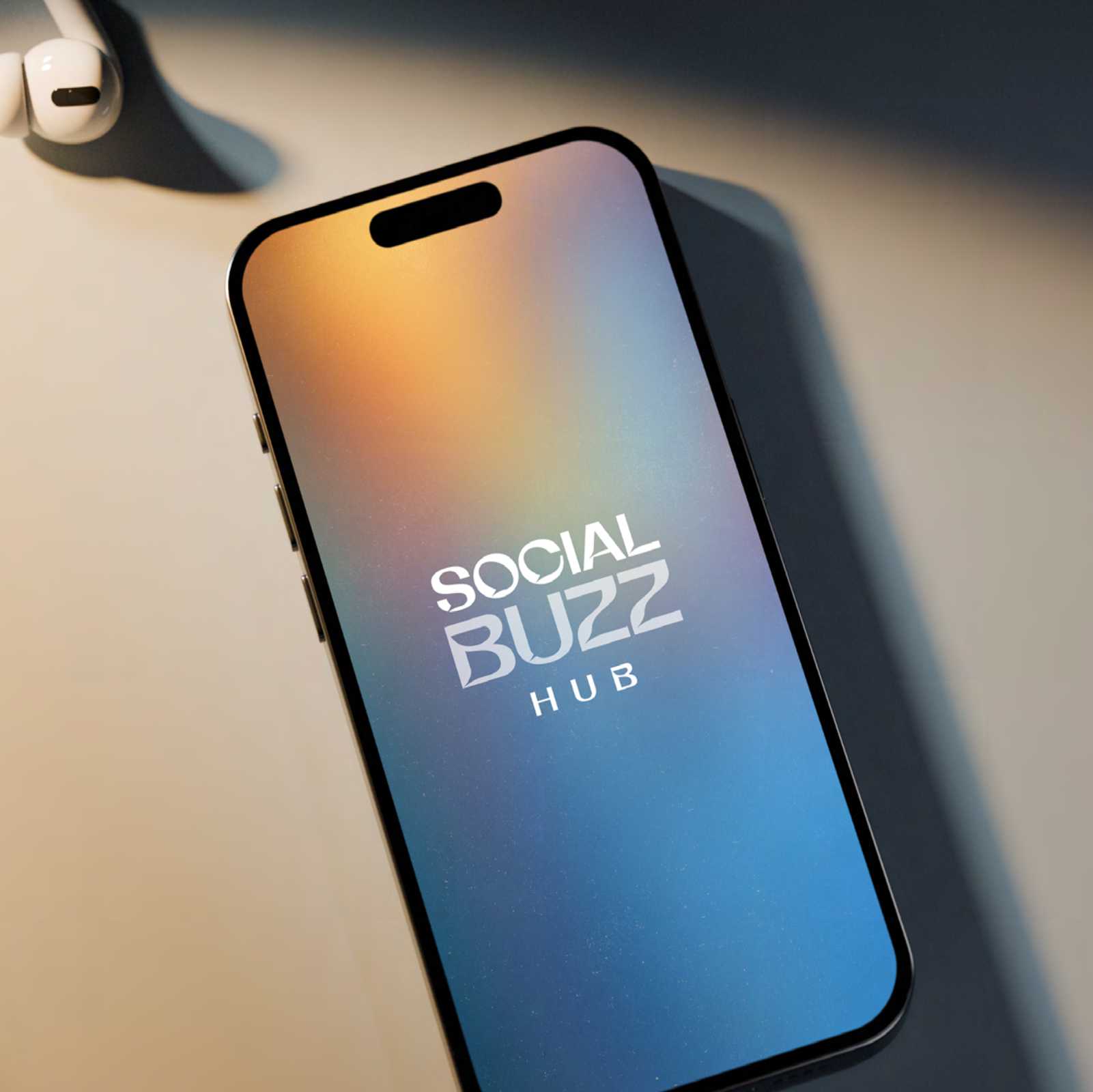 Social Buzz Hub Mobile Design