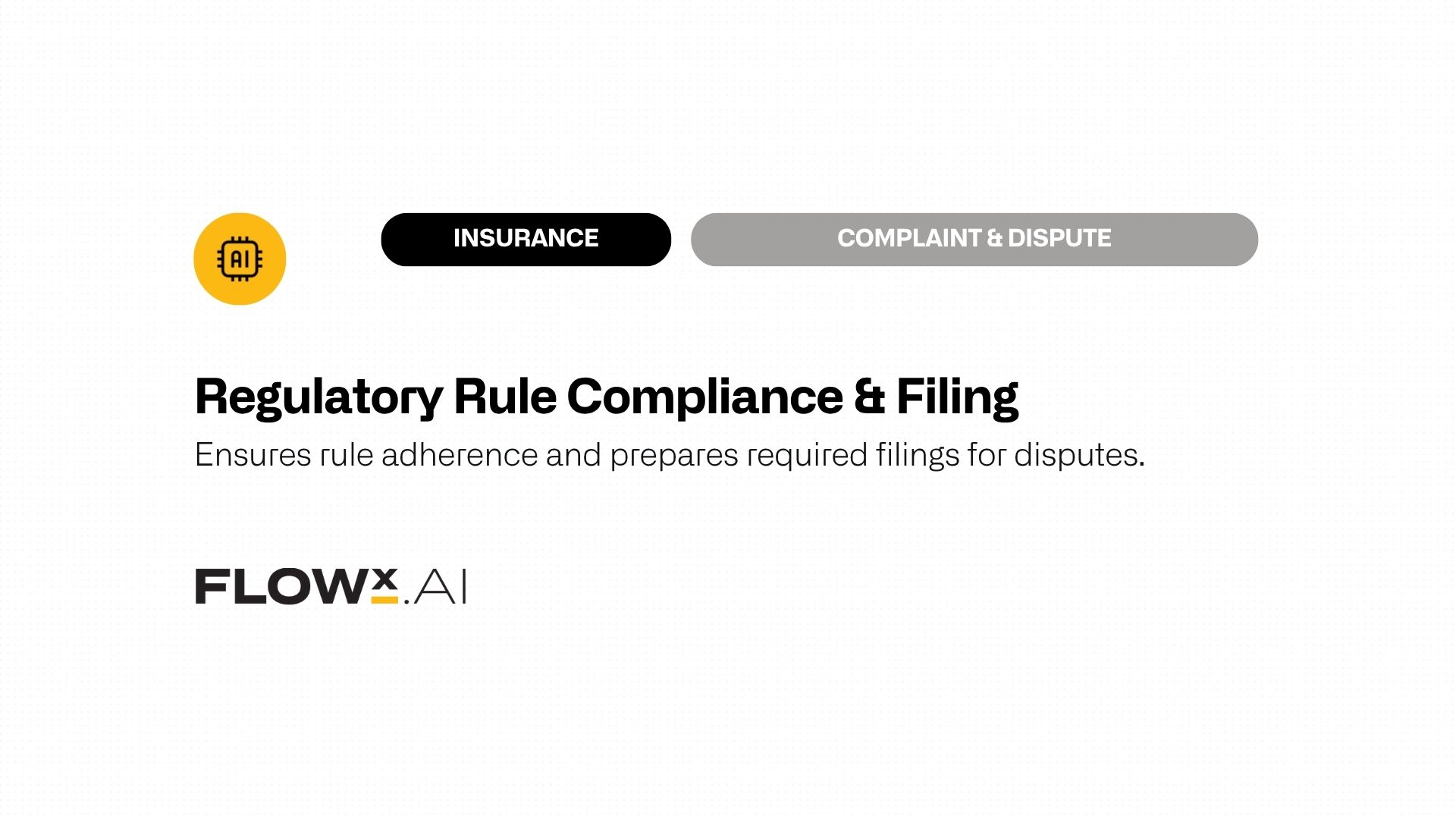 Regulatory Rule Compliance & Filing (Insurance)