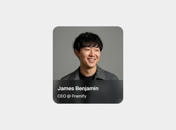 Framer Team Card Component