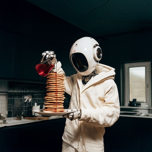 Robot cooking Breakfast