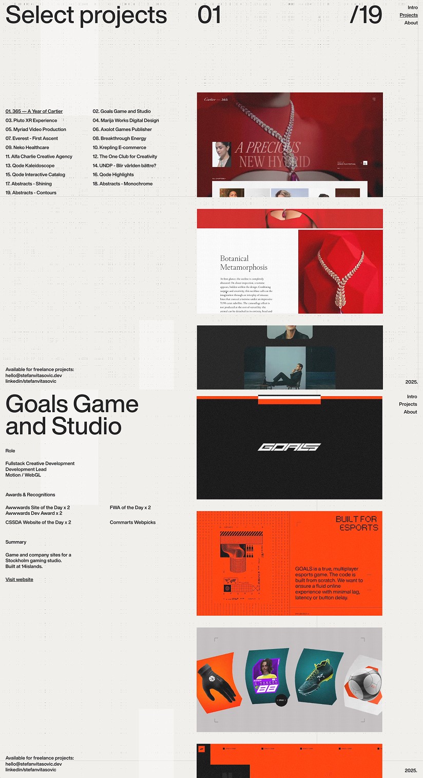 Best Website - Stefan Vitasovic