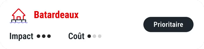 Notification de suivi affichée dans la plateforme Geoya
