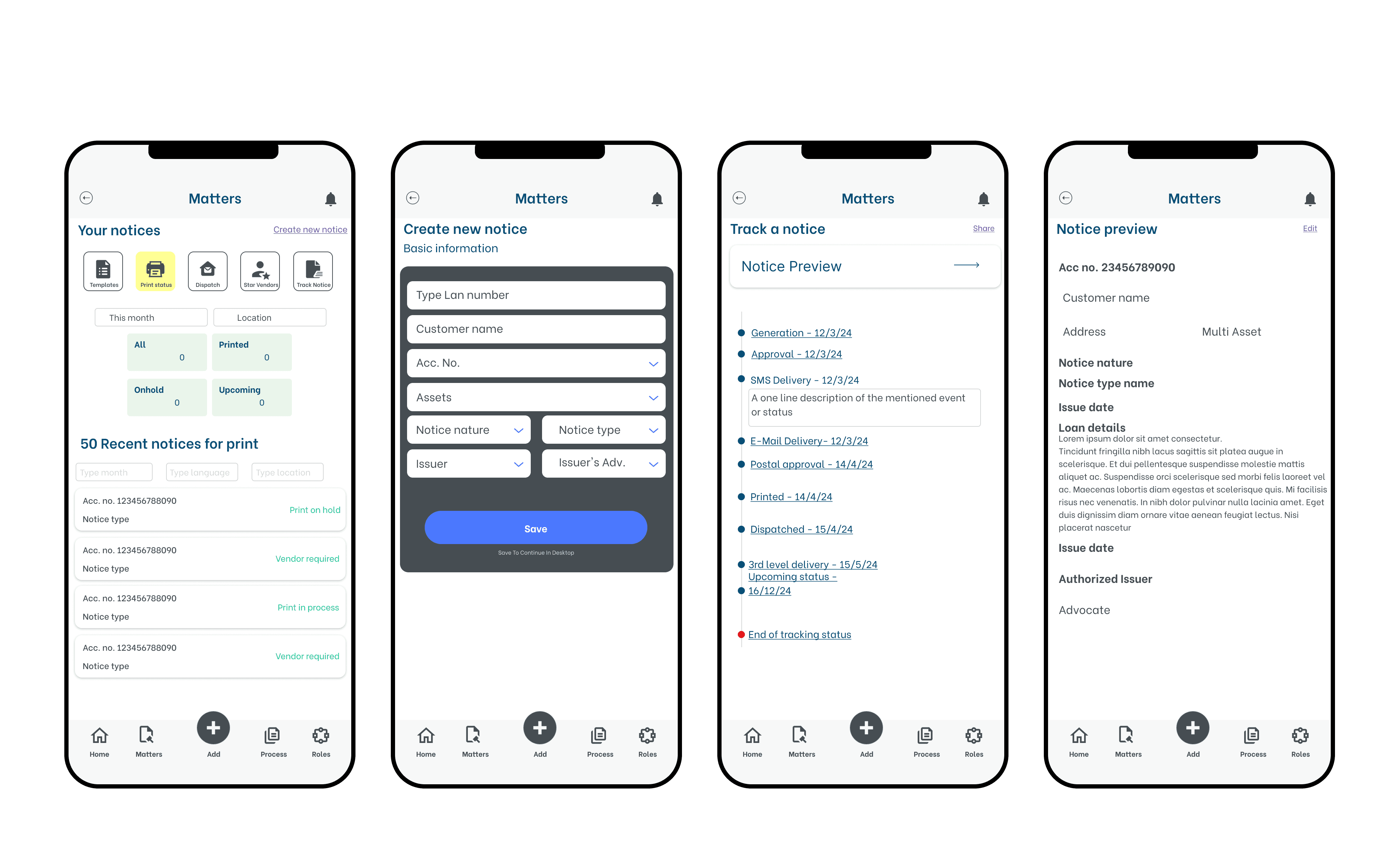 Tablet showing Bloomy UI