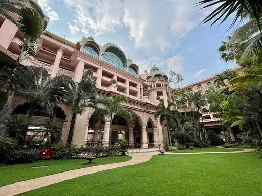 The Leela luxury hotel exterior showcasing hospitality public relations and PR strategy by Bold & Beyond