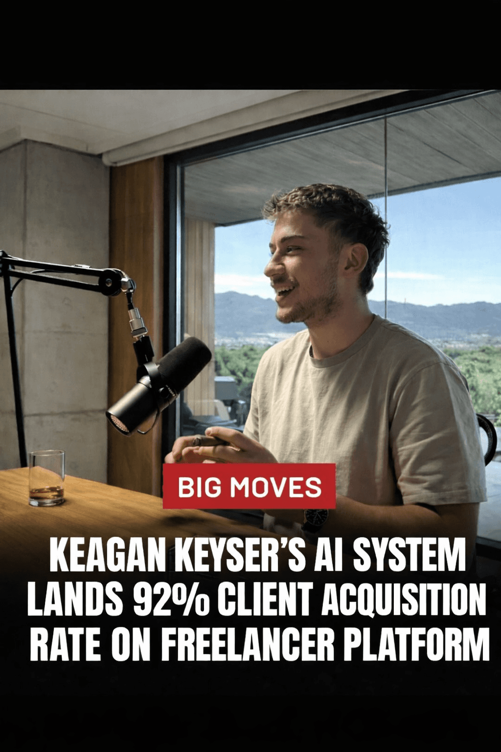 Our people in light blue hoodies putting their hands together outside, symbolizing teamwork and unity.