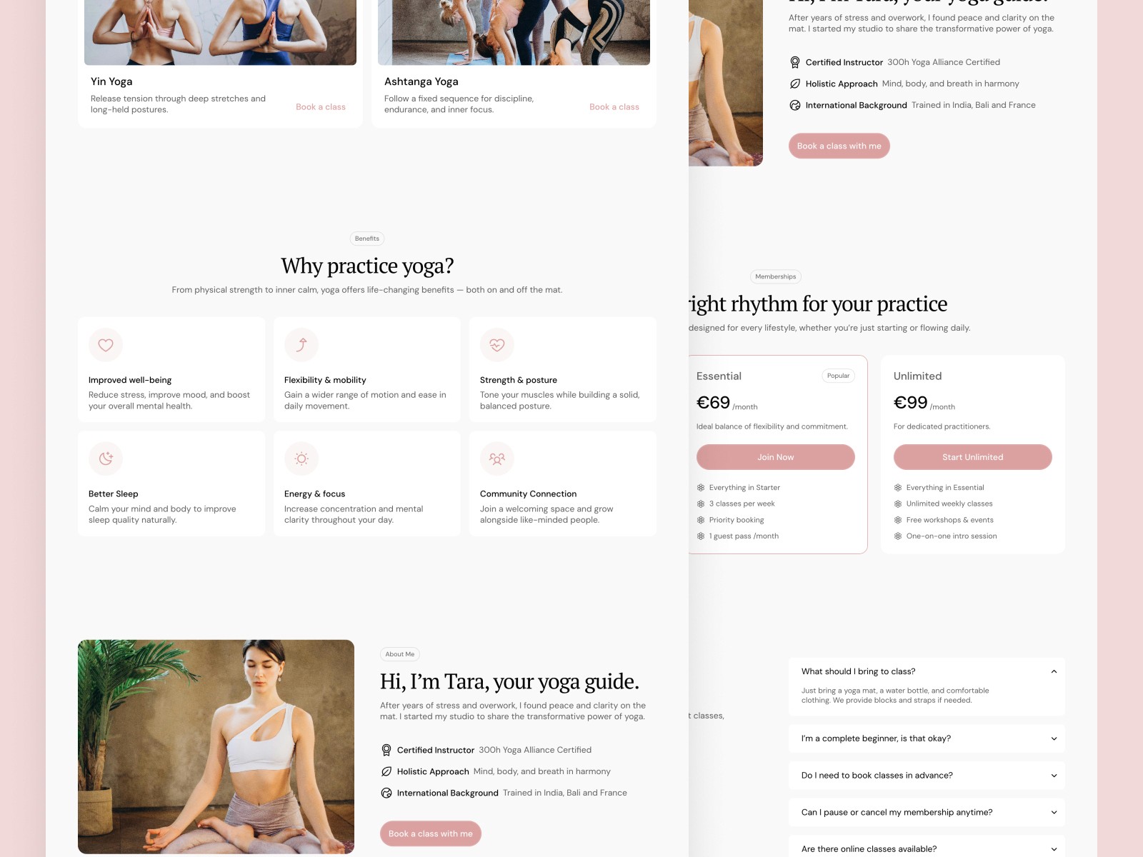 Asana — 极简现代教育培训网站设计灵感