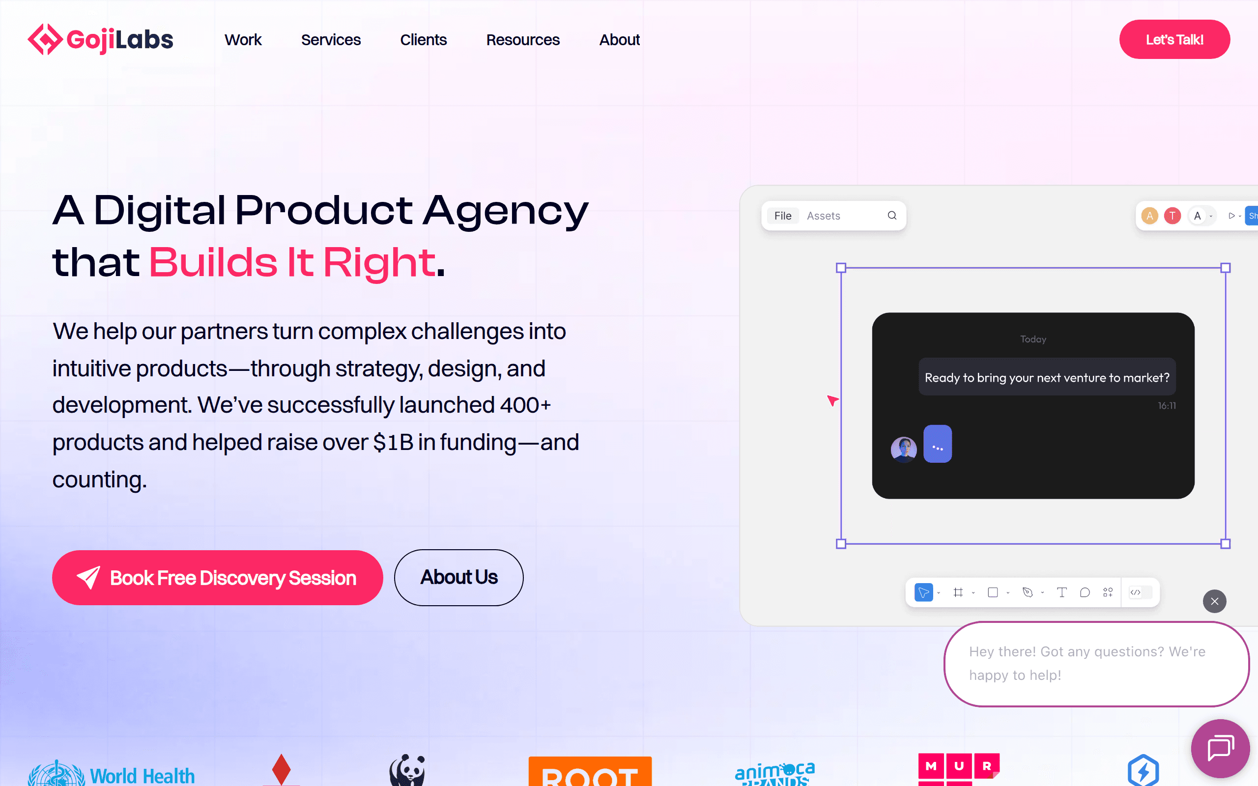 Goji Labs Screenshot