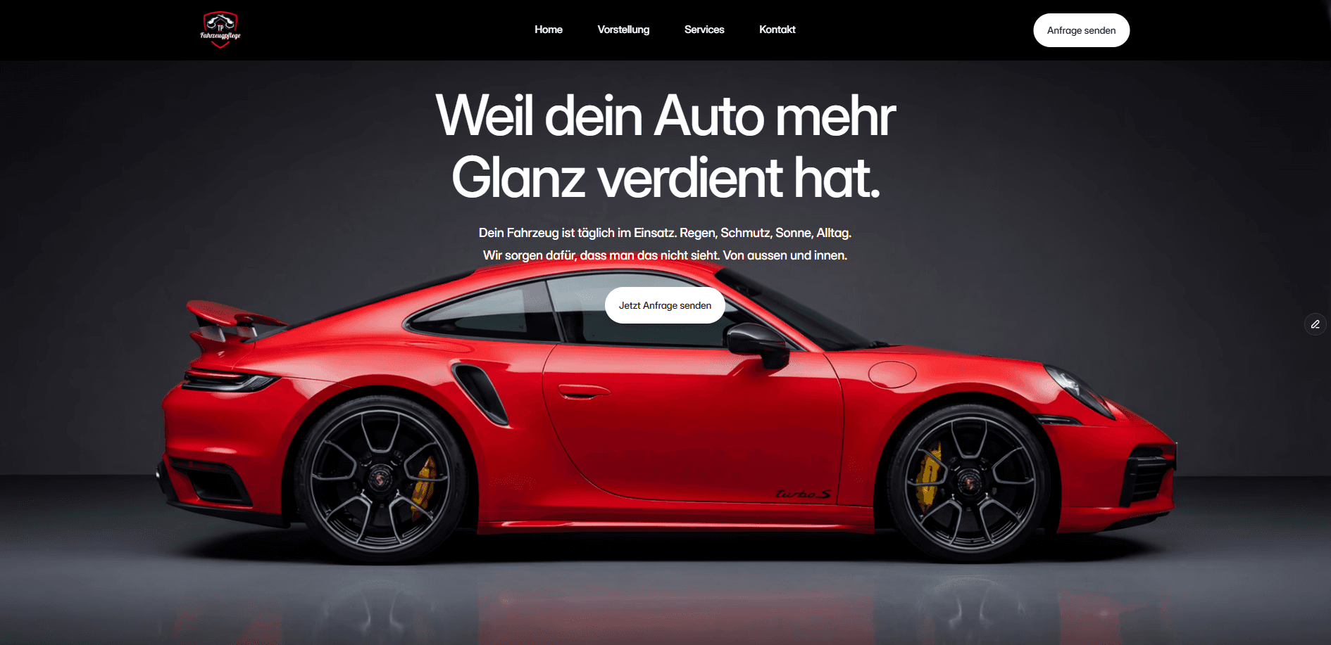 TP Fahrzeugpflege Webdesign
