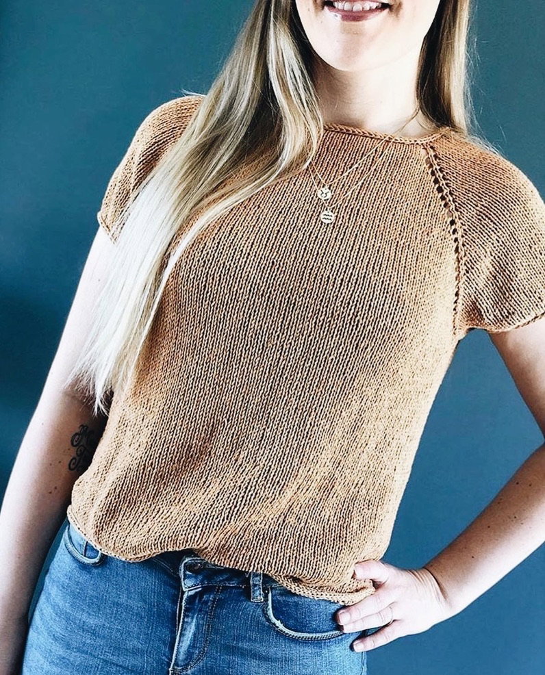 Line's summer shirt strikkeoppskrift av lene_knit
