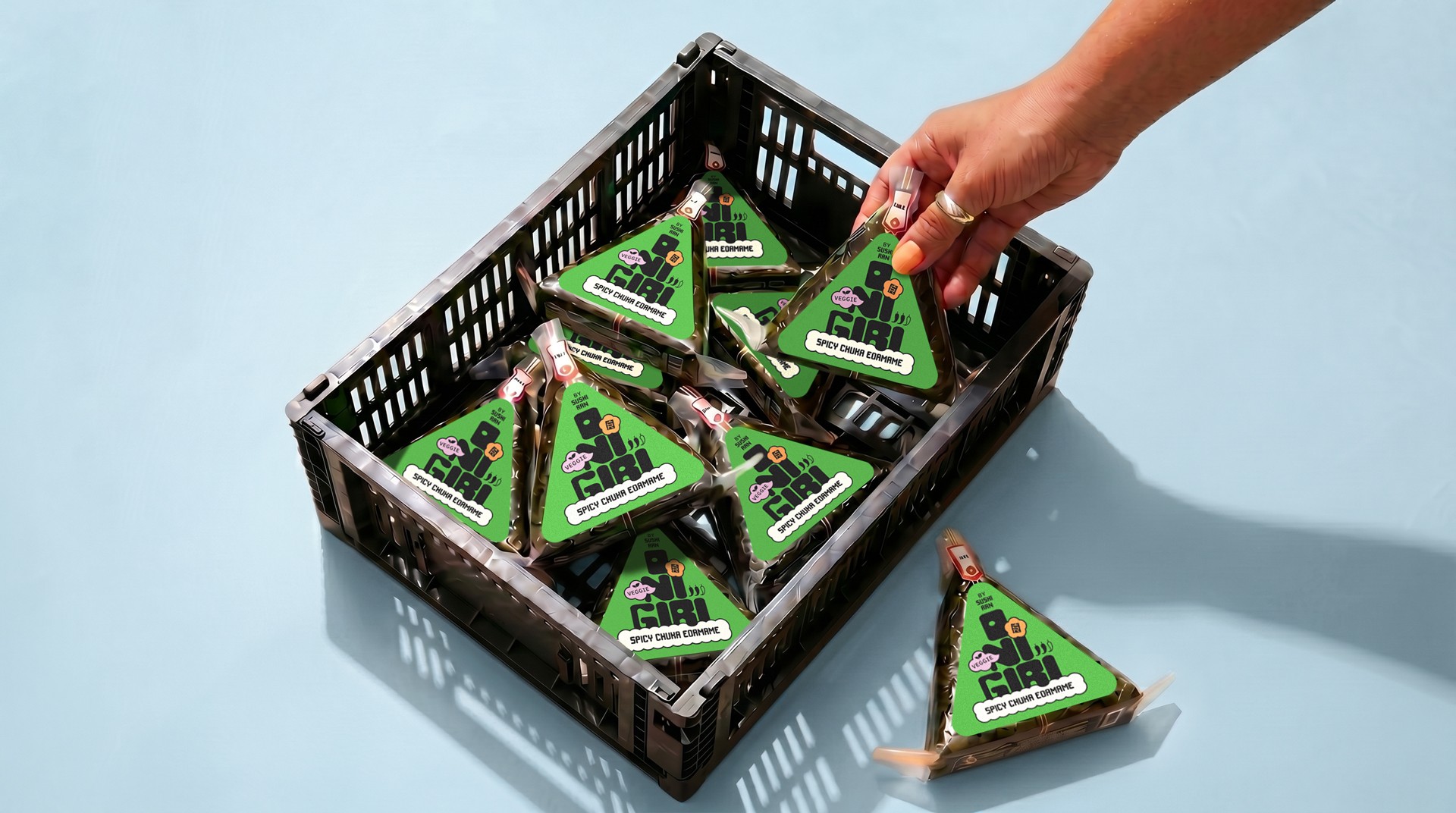 Albert Heijn Packaging Design Brand Identity Onigiri Sushi Graphic Design Sushi Ran