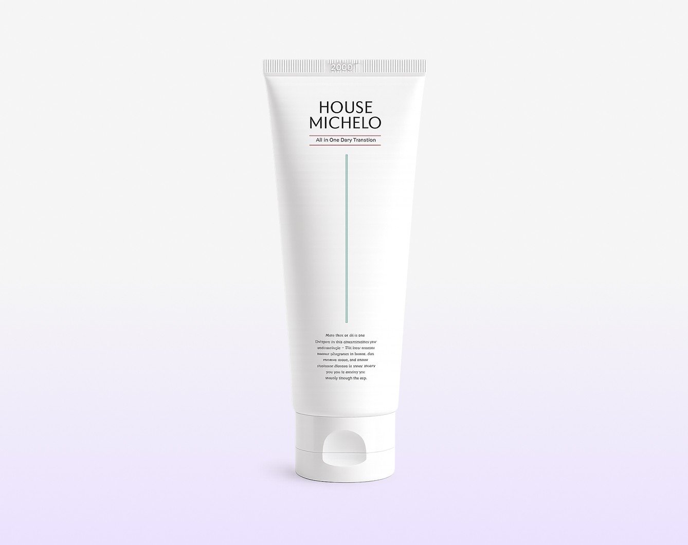 beige lotion bottle