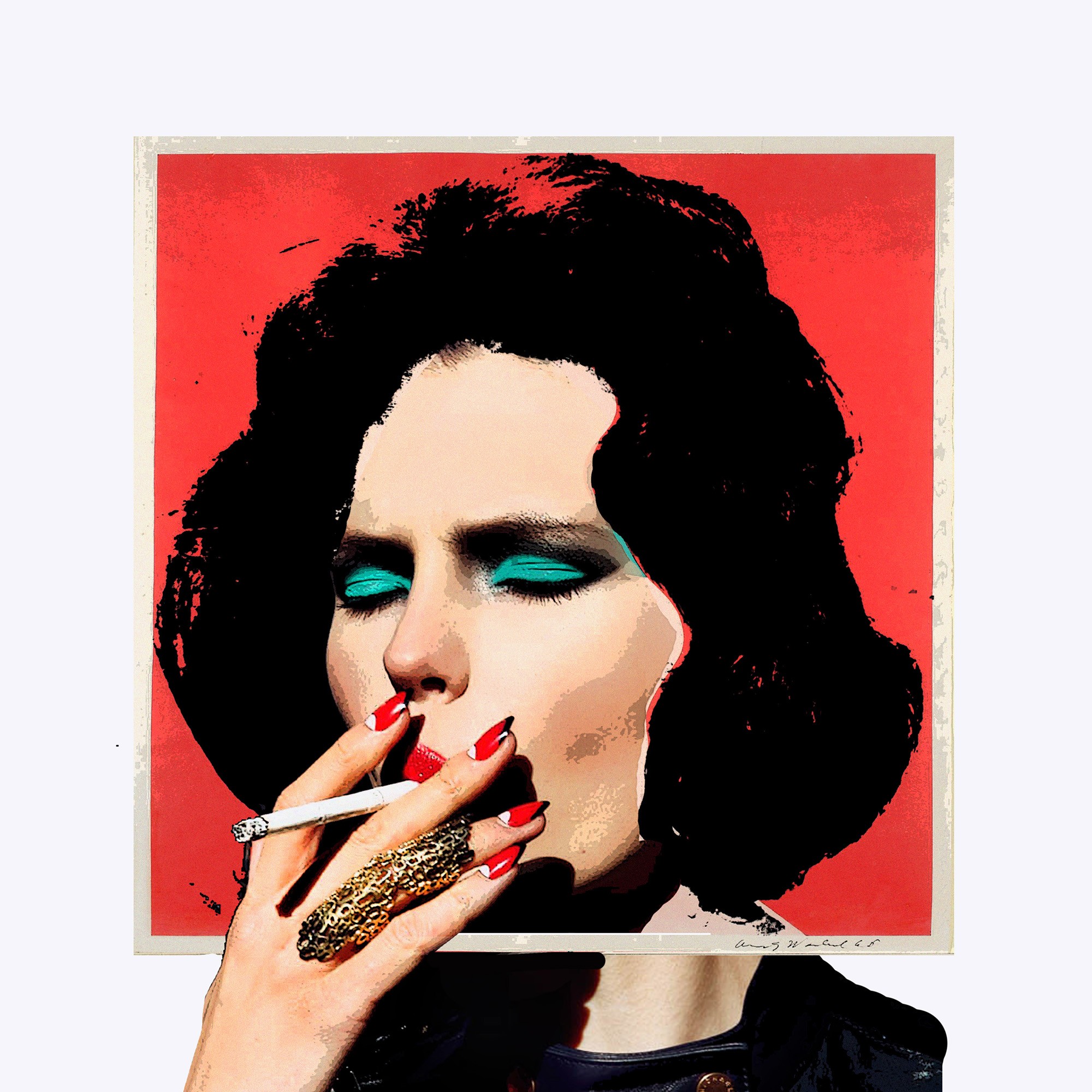 Modern concept car stands in the driveway