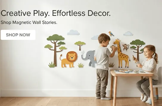 Children’s Magnetic Wall Sticker Ecommerce Brand for sale