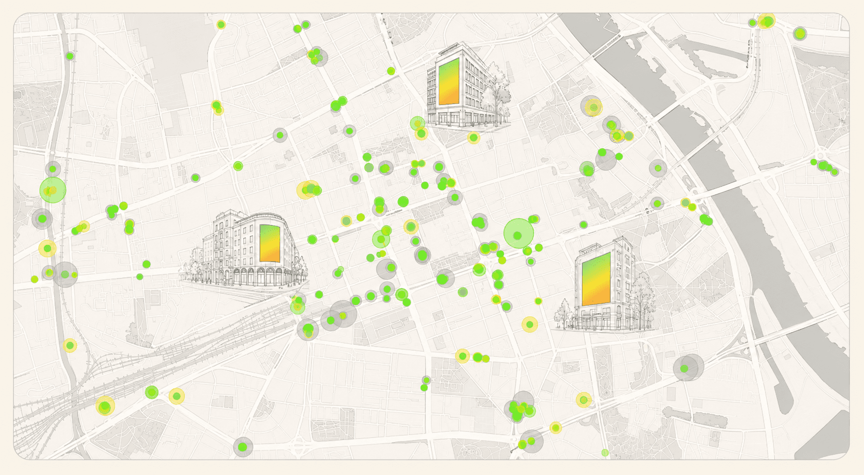 Dystans Map dashboard preview