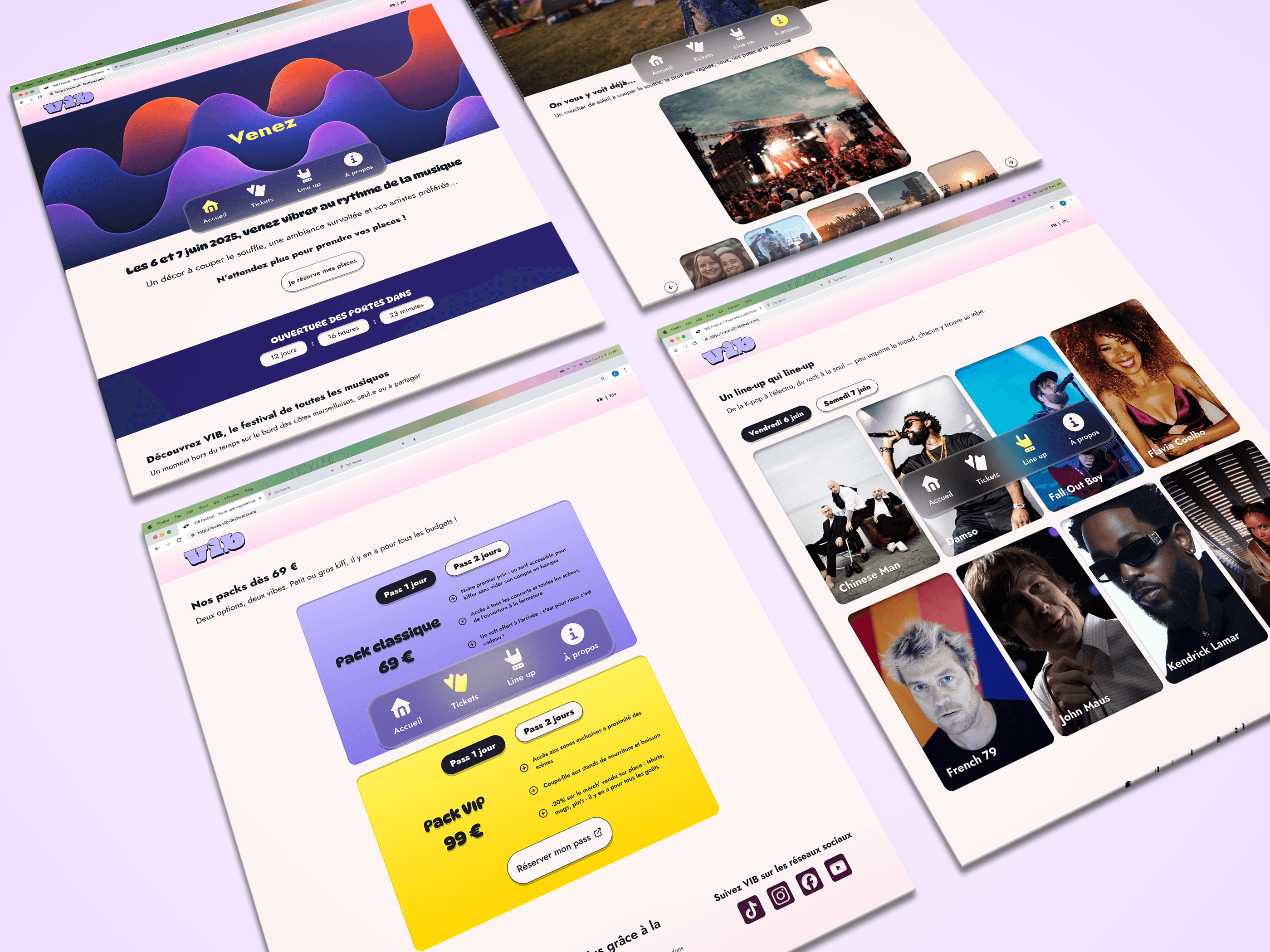 version desktop du site