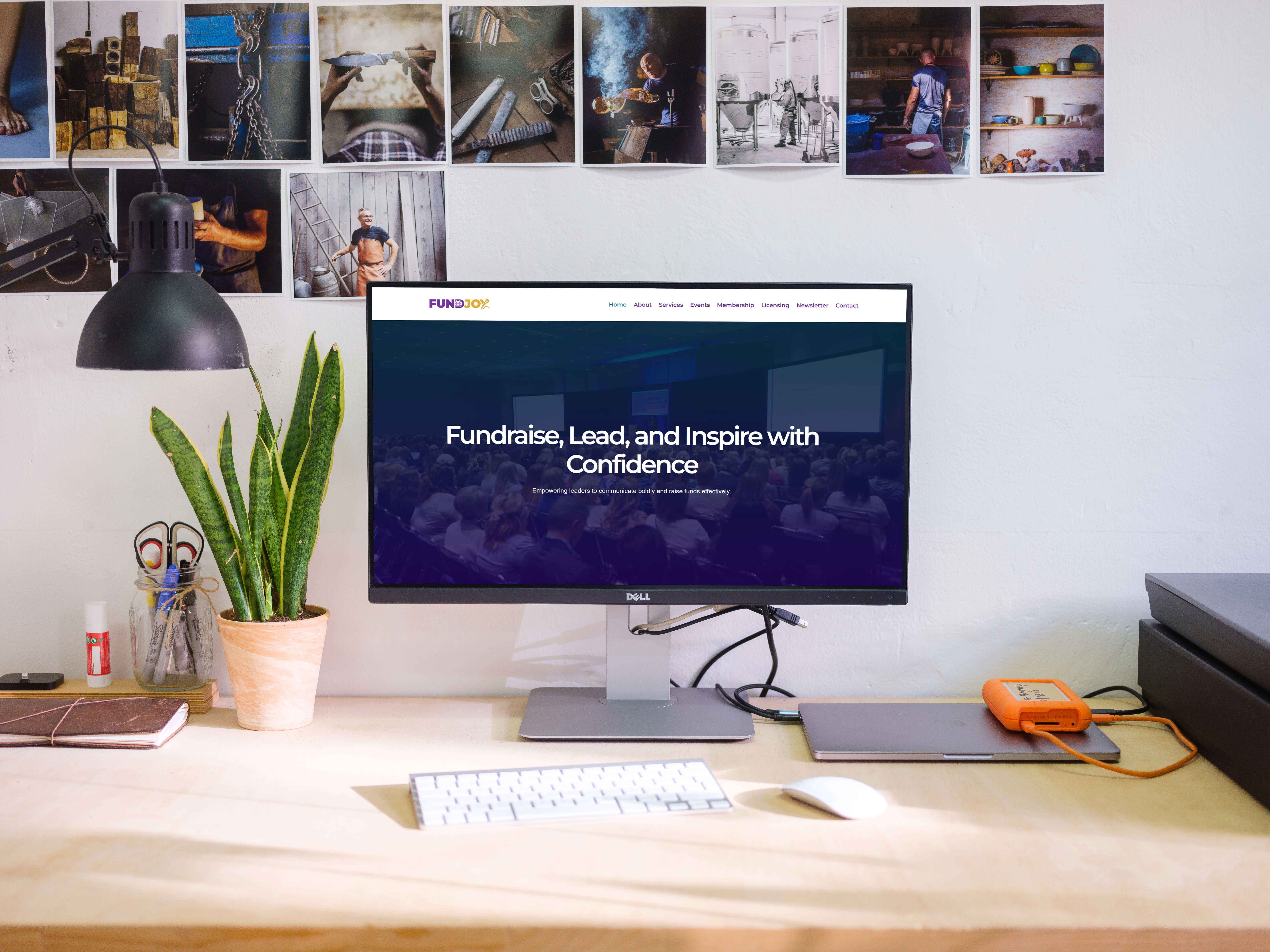 FundJoy – Empowering Fundraising and Public Speaking - Tablet Screens